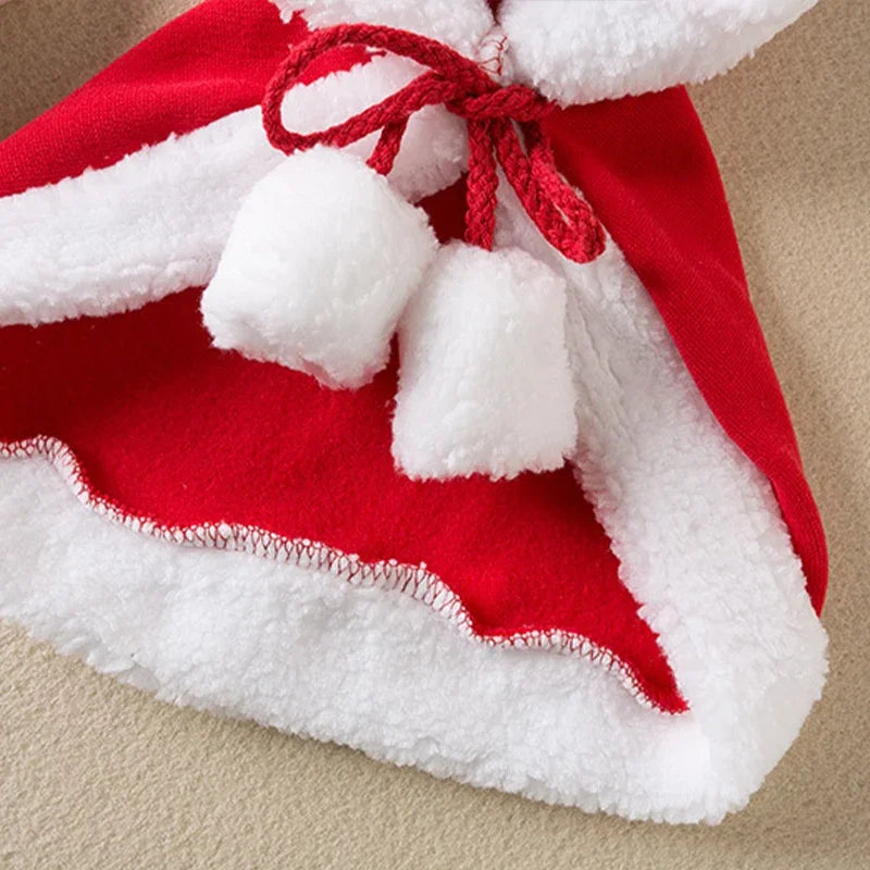 Cat Christmas Costume: Santa Cape, Hat & Scarf for Pets