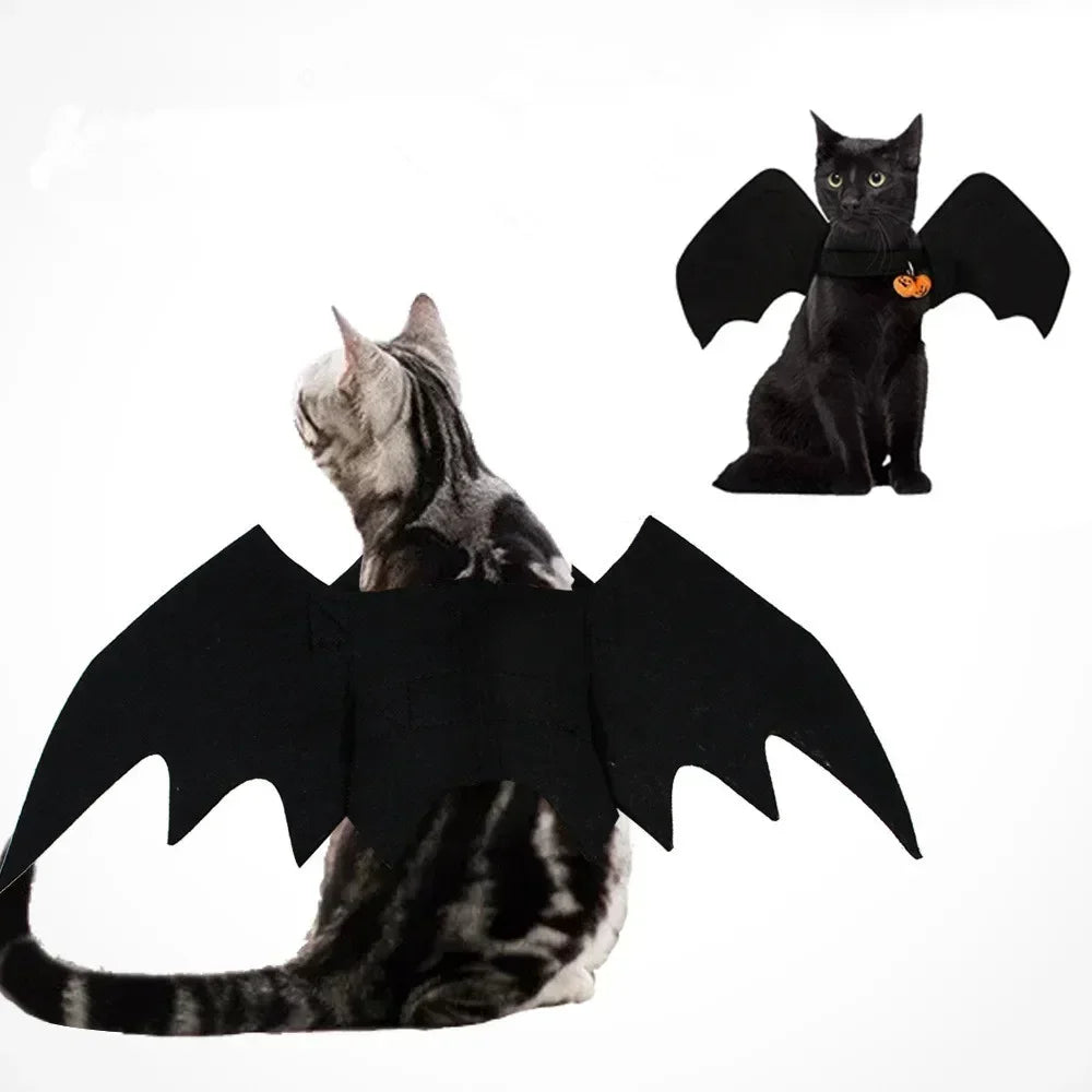 Halloween Bat Wings Costume: Funny Cosplay for Cats & Dogs