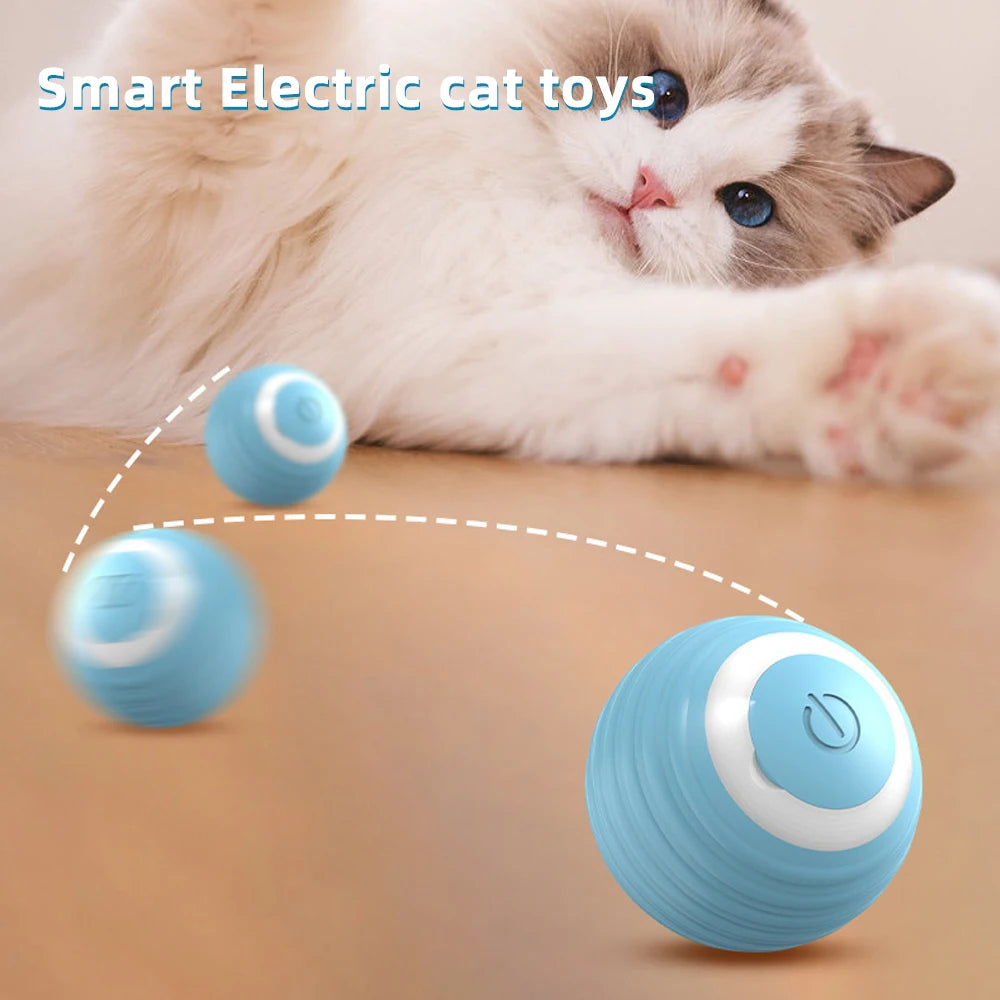 Smart Electric Cat Ball: Automatic Rolling Interactive Toy