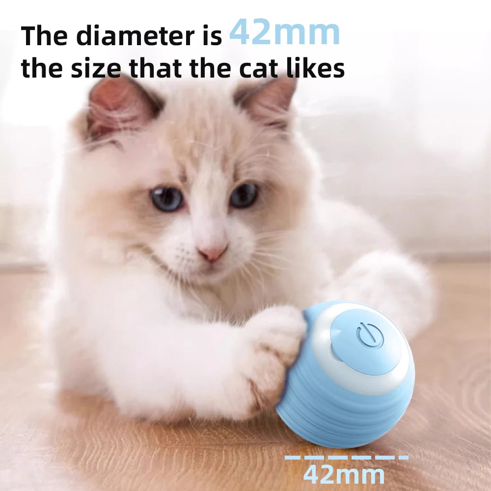 Smart Electric Cat Ball: Automatic Rolling Interactive Toy